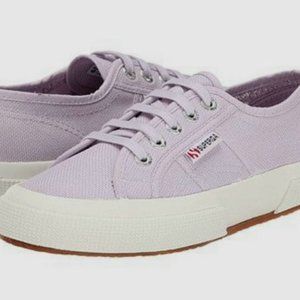 SUPERGA 2750 COTU TRAINER SNEAKER KATE MIDDLETON EXC COND 8 PURPLE LAVENDER
